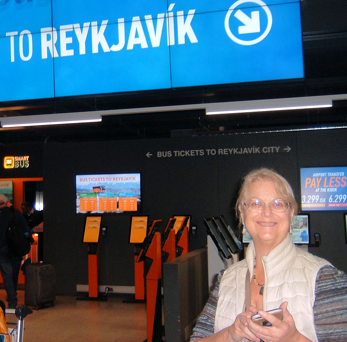 Priscilla arrives in Iceland