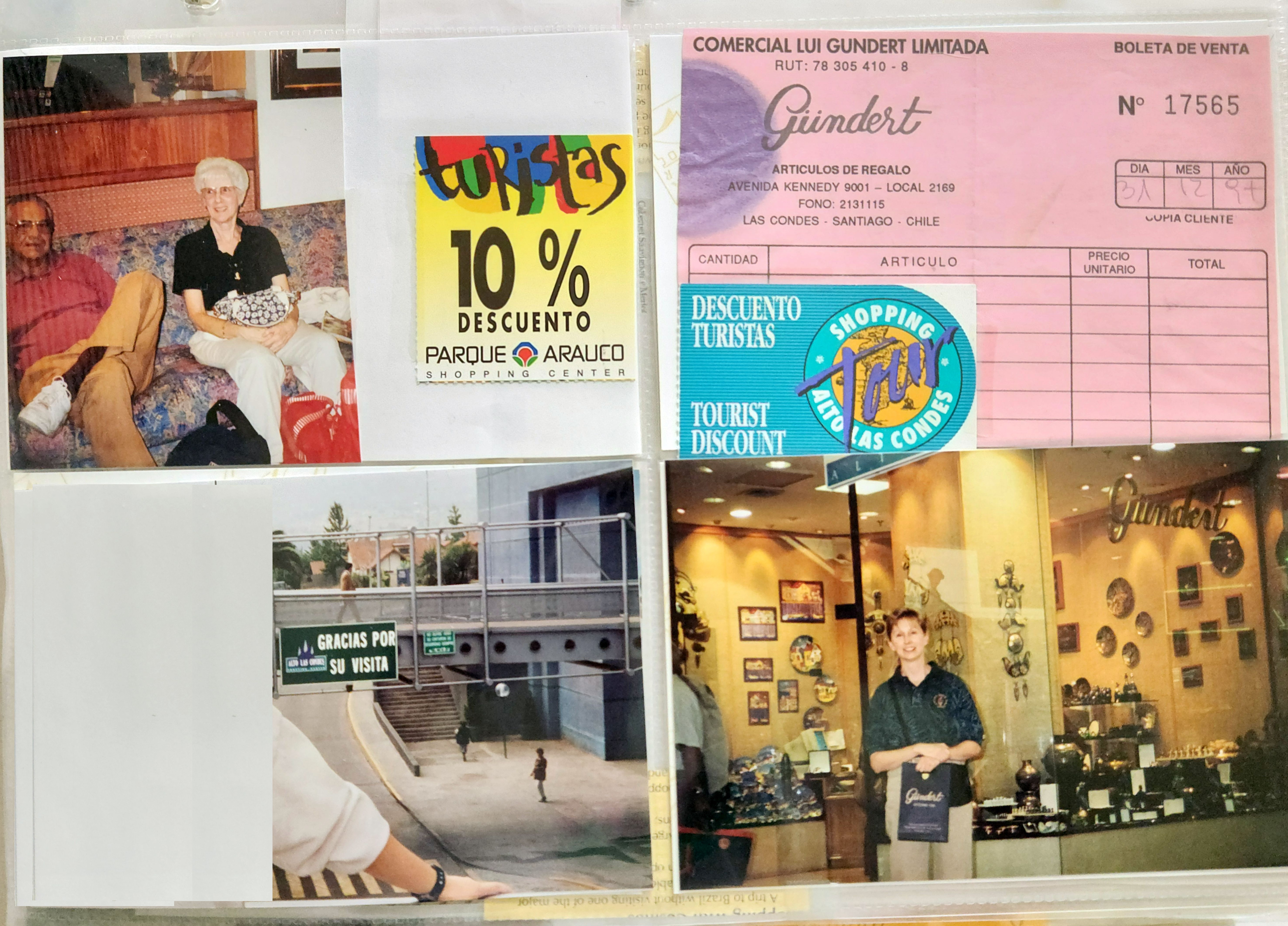 1997/1998 Suzanna Travels to South America