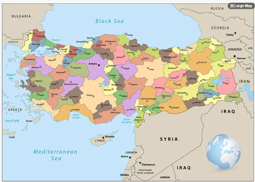 Turkey Map
