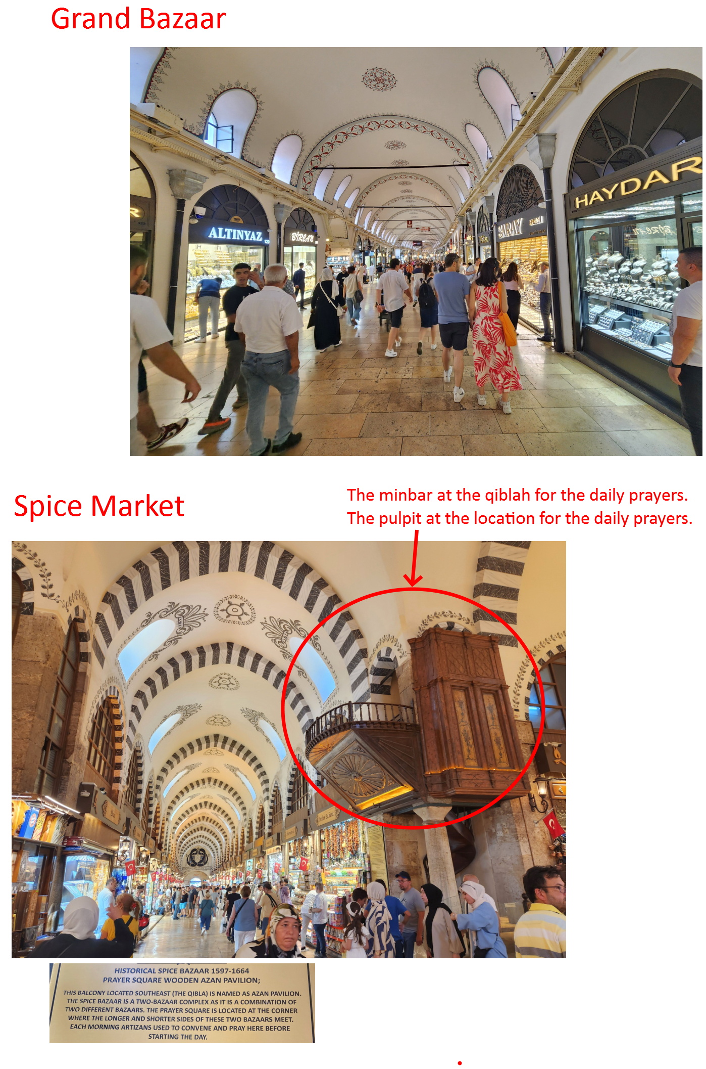 Istanbul Spice Market Grand Bazaar