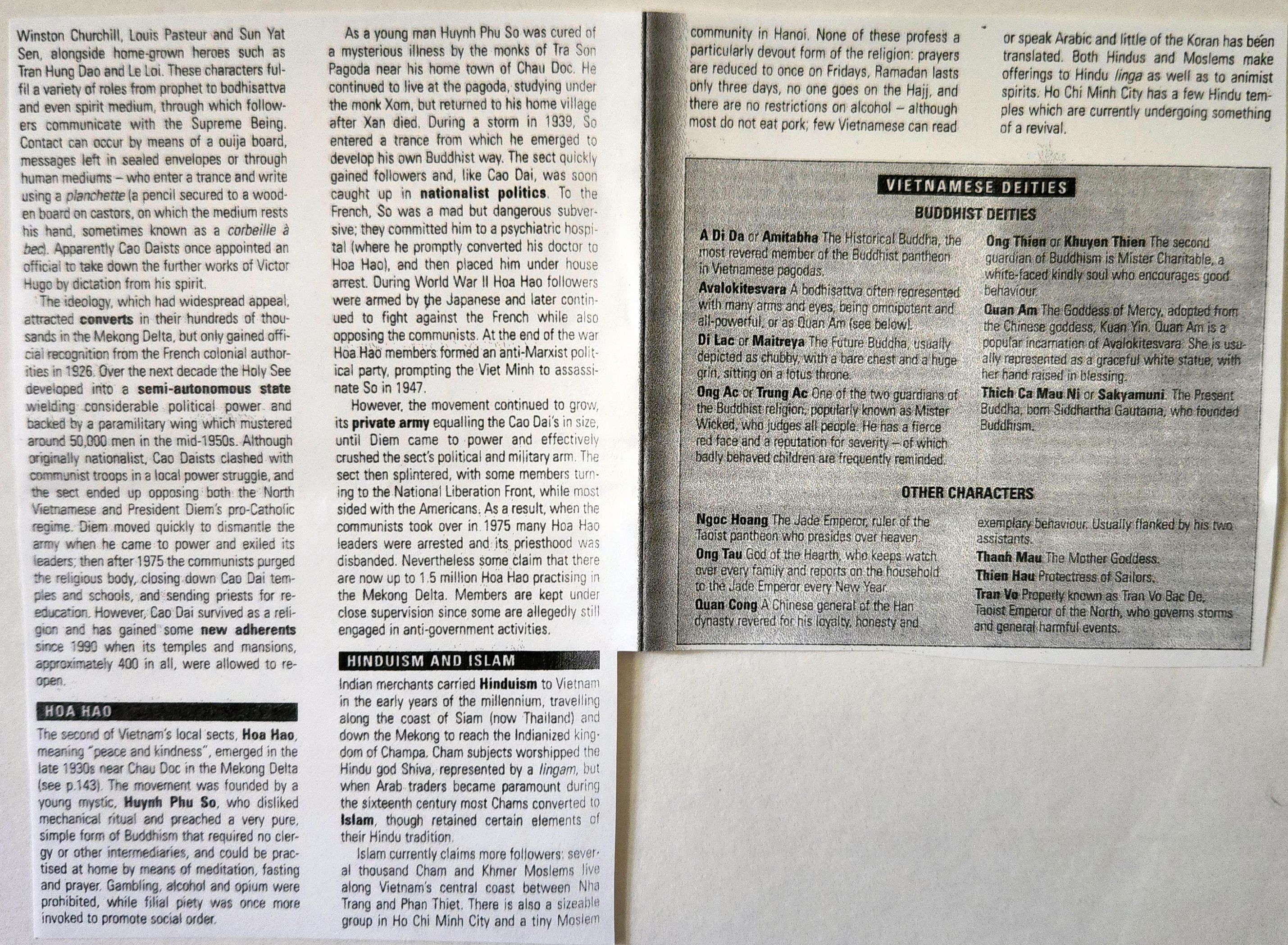 2001 Suzanna Travels to Vietnam and Cambodia